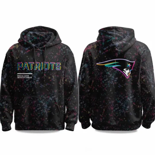 Discover 2025 Patriots Crucial Catch3D All Over Printed Hoodie