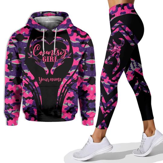 Discover Country Girl - Personalized Hunting Hoodie and Leggings