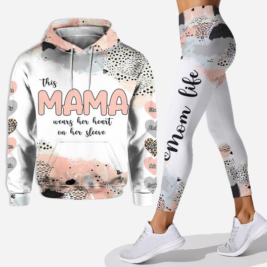 Mama Grandma - Personalized Mother's Day Mother Hoodie And Leggings