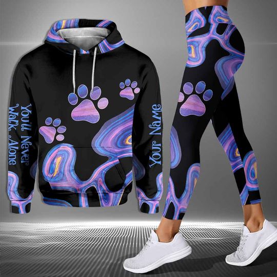Discover Dog Lovers You'll Never Walk Alone - Personalized Hoodie and Leggings