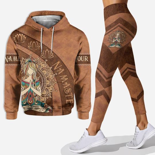 Discover Namaste - Personalized Yoga Hoodie and Leggings