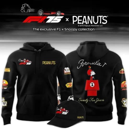 Discover 75 Years Snoopyy Racing 3D Hoodie