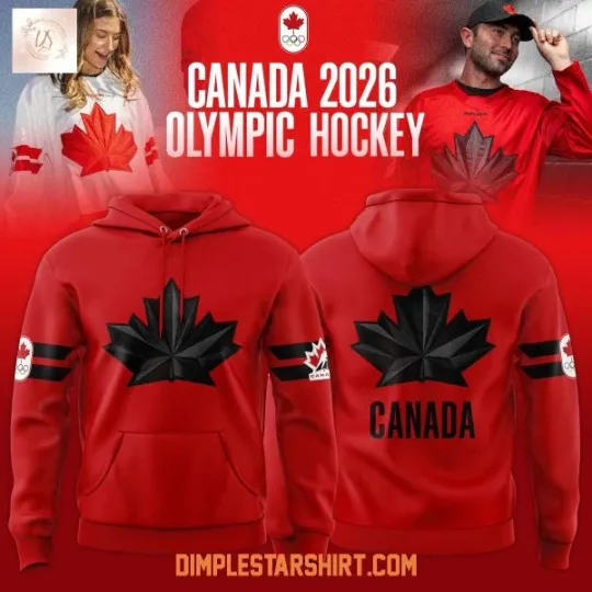 Discover Canada Olympic Hockey 2026 3D Hoodie Unisex