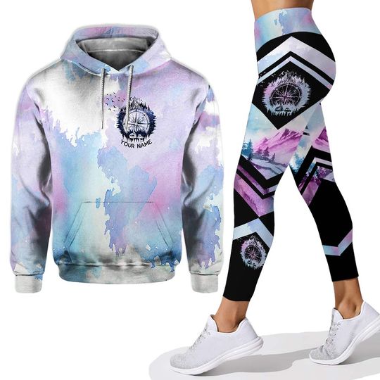 Discover Wander Woman - Personalized Camping Hoodie and Leggings
