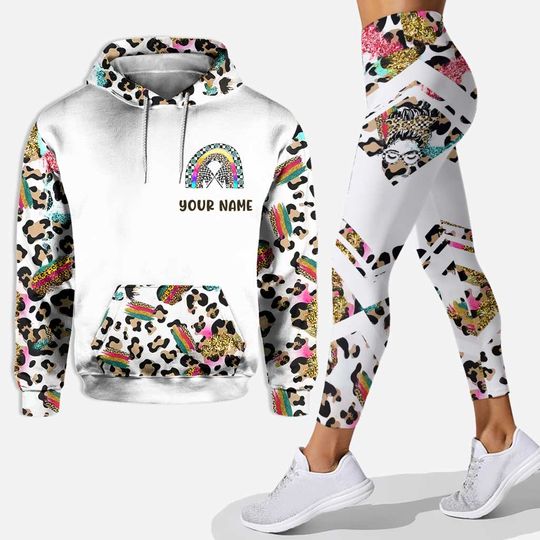 Discover Glitter And Dirt Master Of Both - Personalized Racing Hoodie and Leggings