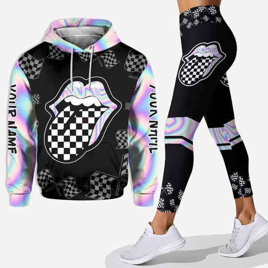 Discover I'm Not Sugar And Spice - Personalized Racing Hoodie and Leggings