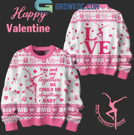 Discover Dave Matthews Band Happy Valentine You And Me 2025 Ugly Sweater
