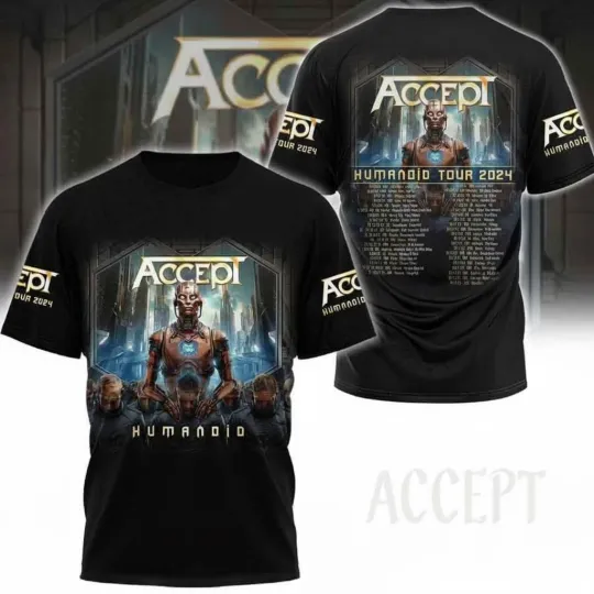Discover Accept Humanoid Tour 3d T-shirt