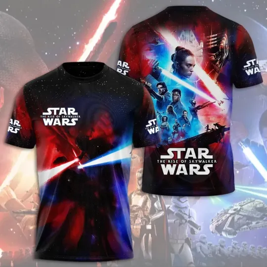 Discover Star Wars The Rise Of Skywalker T-shirt 3D Apparel