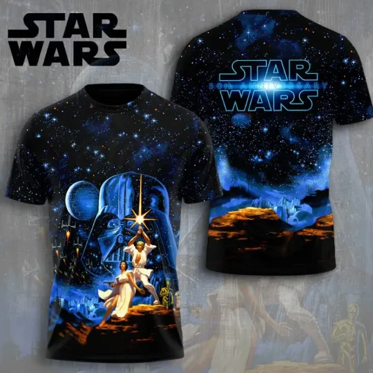 Discover Star Wars A New Hope 50th Anniversary T-shirt 3D Apparel