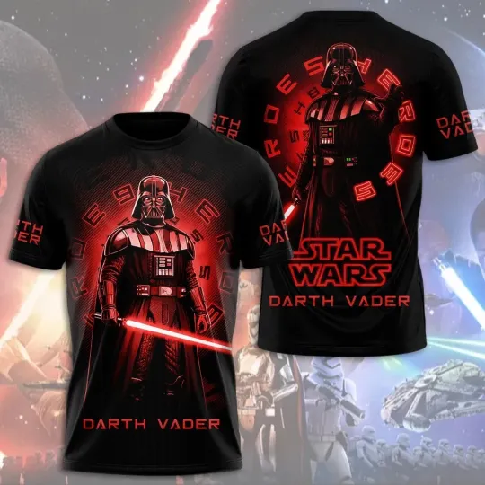 Discover Star Wars Darth Vader T-shirt 3D Apparel