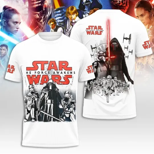 Discover Star Wars He Force Awakens Darth Vader T-shirt 3D Apparel