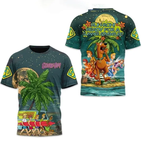 Scooby Doo Summer Adventure 3D T-shirt Unisex