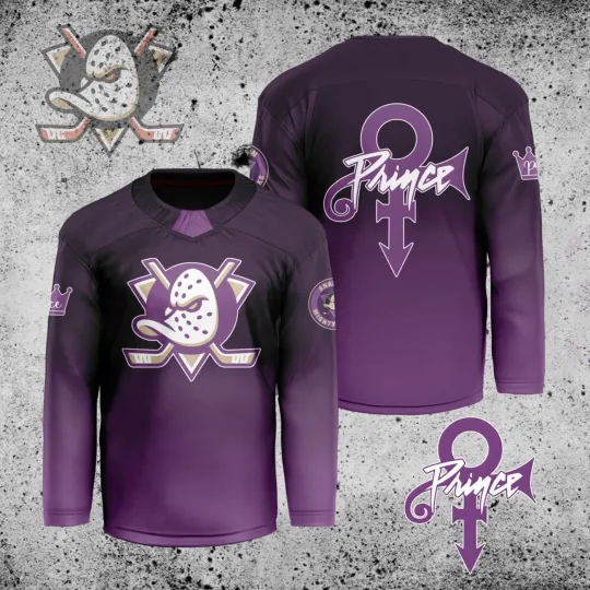 Personalized Anaheim Ducks X Prince Hockey Shirt Men's Fan Gear Christmas Gift