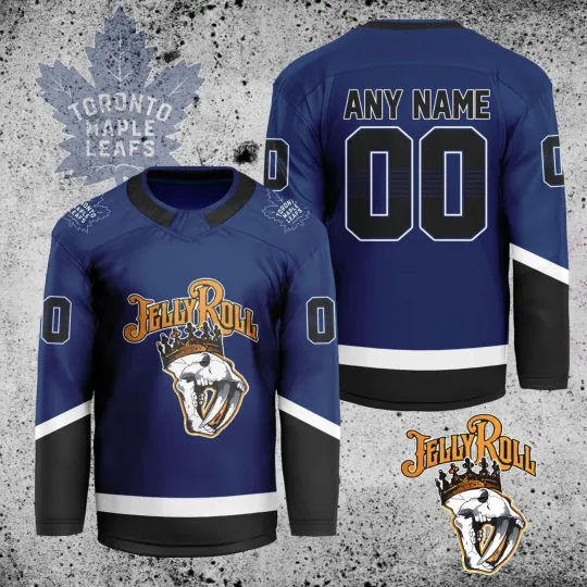 Discover Personalized Toronto Maple Leafs X Jelly Roll Hockey Shirt Men's Fan Gear Gift