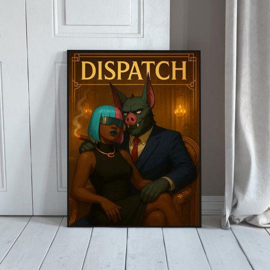 Discover Satin Posters, Dispatch Game Poster Gift, Frameless Wall Art, Home Decor, Superhero Print