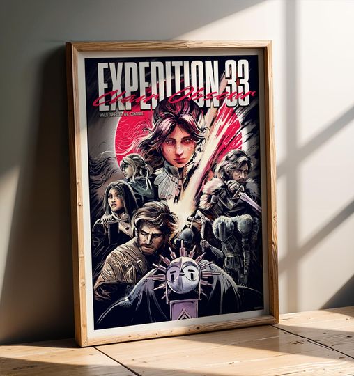 Discover Clair Obscur Art Print | Video Game Poster | Gamer Wall Decor | Gaming Art Gift | Designed & Printed In-House | Expedition 33 Fan Art