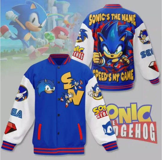 Discover Sonic’s The Name New Baseball Jacket For Fan