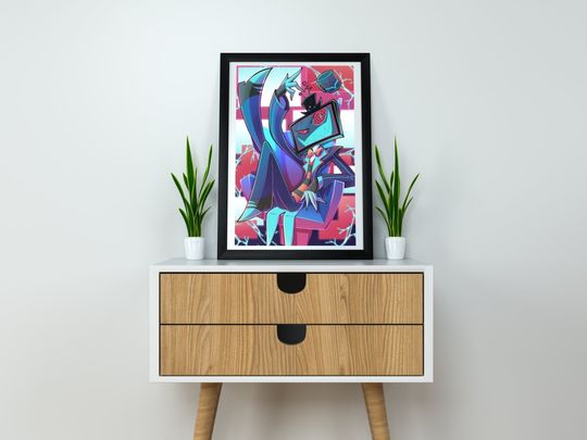 Discover Hazbin Hotel Vox Print: Vees Cartoon Poster