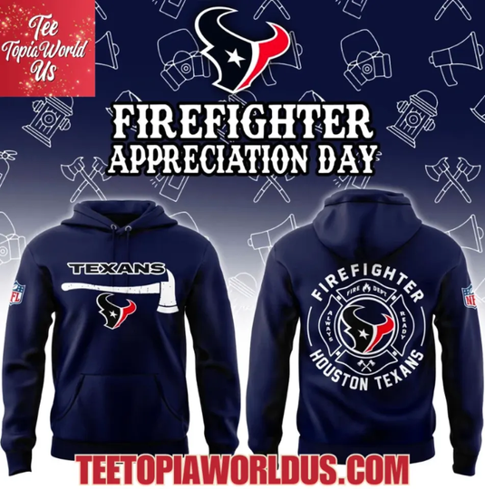 Discover Houston Texan Firefighter Application Day 3D Hoodie