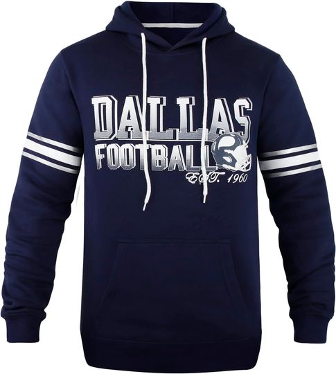 Discover Women's 3D City Football Hoodie Fleece Sweatshirt Pullover