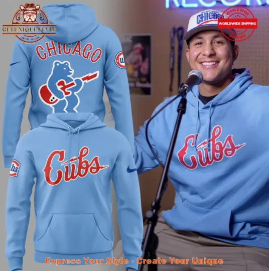 Discover Chicago Cub Baby Blue Limited Edition 3D Printed Hoodie