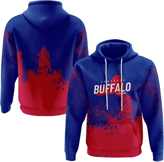 Discover Graffiti Football Hoodie Mens Casual City Sweatshirt Drawstring Pullover