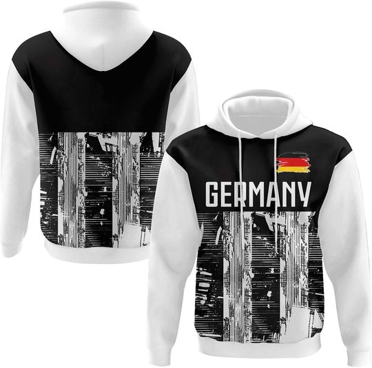 Discover National Soccer Hoodie for Men and Women, 3D Design, Pullover Sweatshirt, Fans Gift