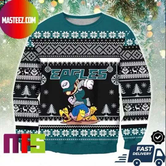 Discover Green Flyers Funny Plumber Snowflake Pattern Ugly Christmas Sweater