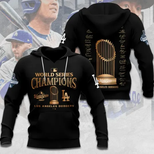 Discover Los Angeles D@dger Signatures World Series 2025 3D Hoodie, Gift For Fans