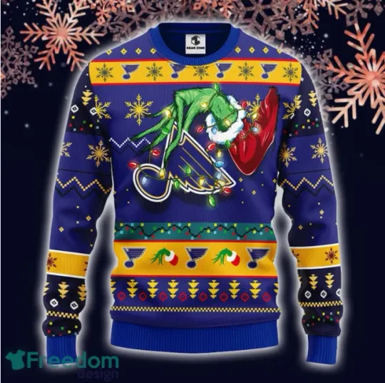 St Louis Blues Inspired Christmas Sweater Cheap Holiday Deal