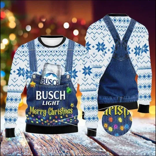 Funny Merry Christmas Light Brew Holiday Sweater Inspired Festive Gift
