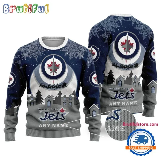 Discover Winnipeg Jets Hockey New Design Christmas Ugly Sweater