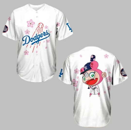 Dodger Takashi 1Murakami Tokyo Series Baseball Jersey