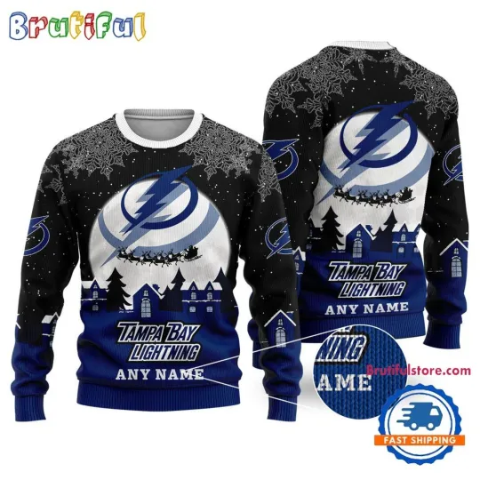 Discover Tampa Bay Lightning Hockey New Design  Christmas Ugly Sweater
