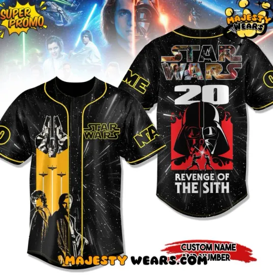 Yc Star Wars Revenge Of The Sith Limited Edition Baseball Jersey