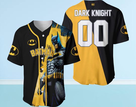 Personalized Batman The Dark Knight Baseball Jersey, Lover The Batman Christmas Jersey