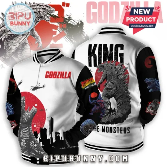 god zilla King Of The Monsters 2025 Baseball Jacket