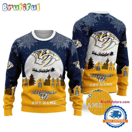 Discover Nashville Predators Hockey New Design  Christmas Ugly Sweater