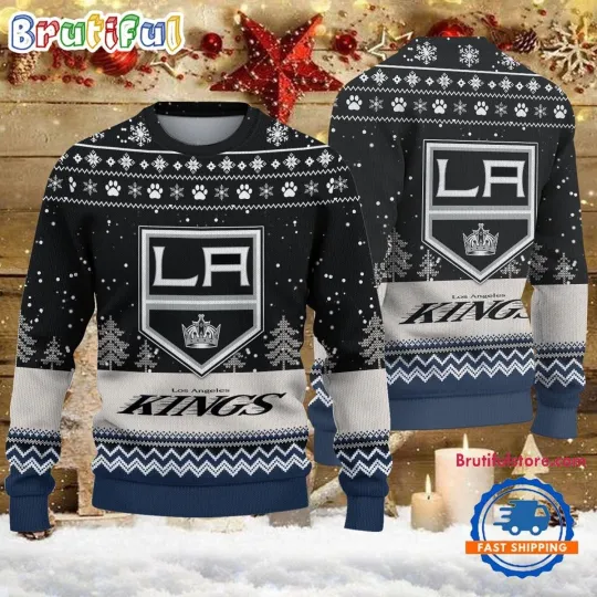 Discover Los Angeles Kings Hockey Team Design New Ugly Christmas Sweater