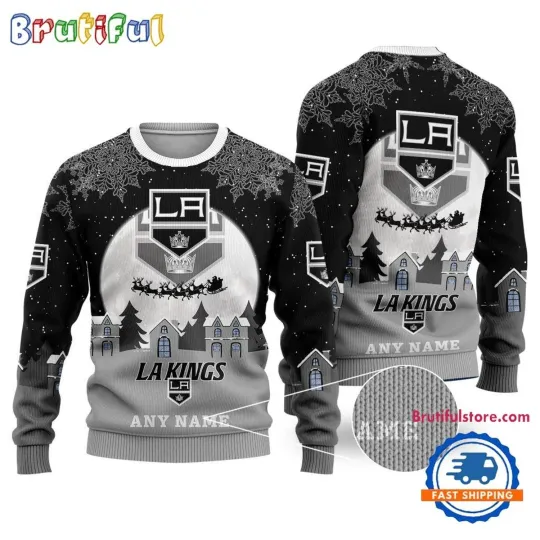 Custom Los Angeles Kings Hockey New Design  Christmas Ugly Sweater