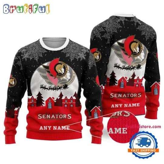 Discover Ottawa Senators Hockey New Design  Christmas Ugly Sweater