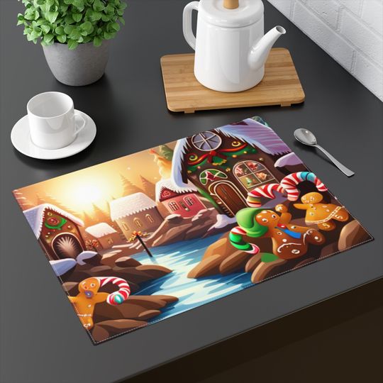 Gingerbread Town Placemats