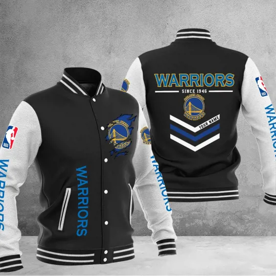 Discover Warriors Baseball Jacket
