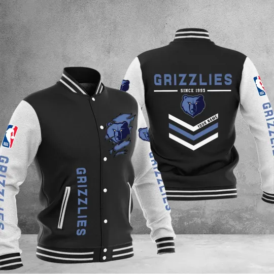 Discover Grizzlies Baseball Jacket