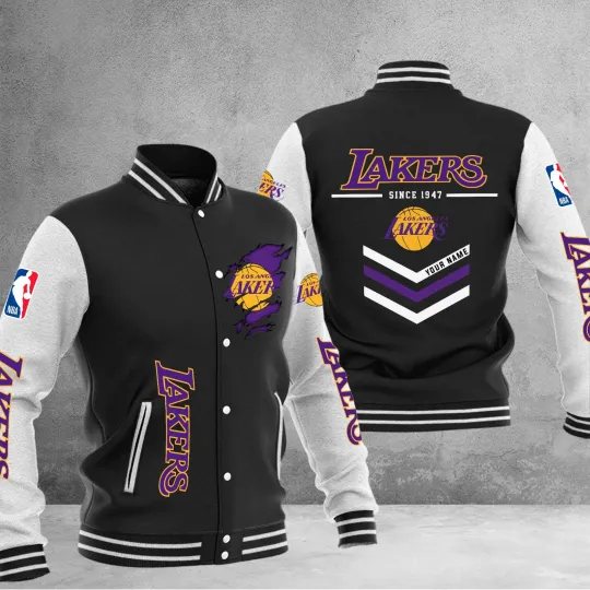 Discover Lakers Baseball Jacket