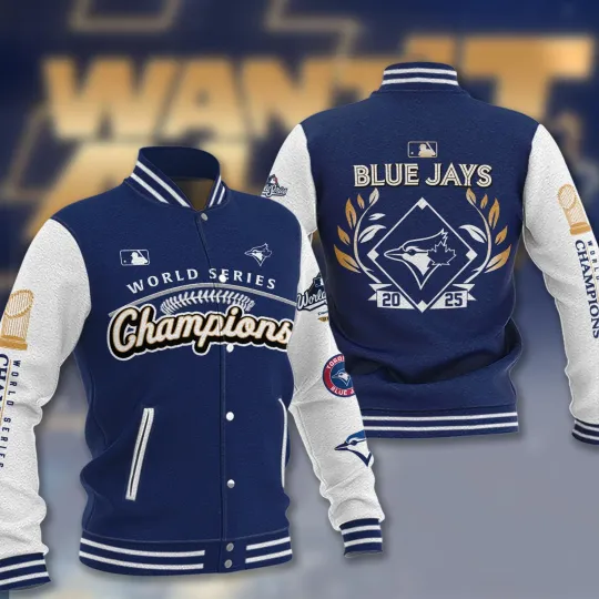 Discover Blue Jays World Series Champions 2025 Baseball Jacket