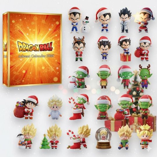 Discover Anime Christmas Advent Calendar 2025  Cute Mini Figure Set, Holiday Collectible Toys, Mystery Gift Box for Kids & Fans, Xmas Countdown