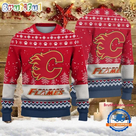 Cleveland Browns Logo Football Team  Xmas Tree Christmas Ugly Sweater