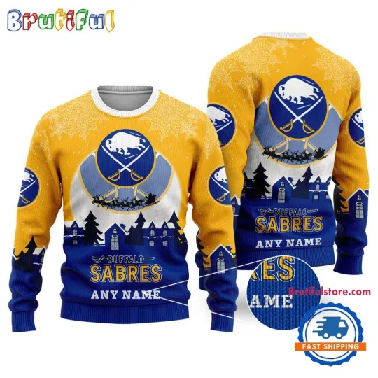 Discover Buffalo Sabres Hockey New Design Christmas Ugly Sweater